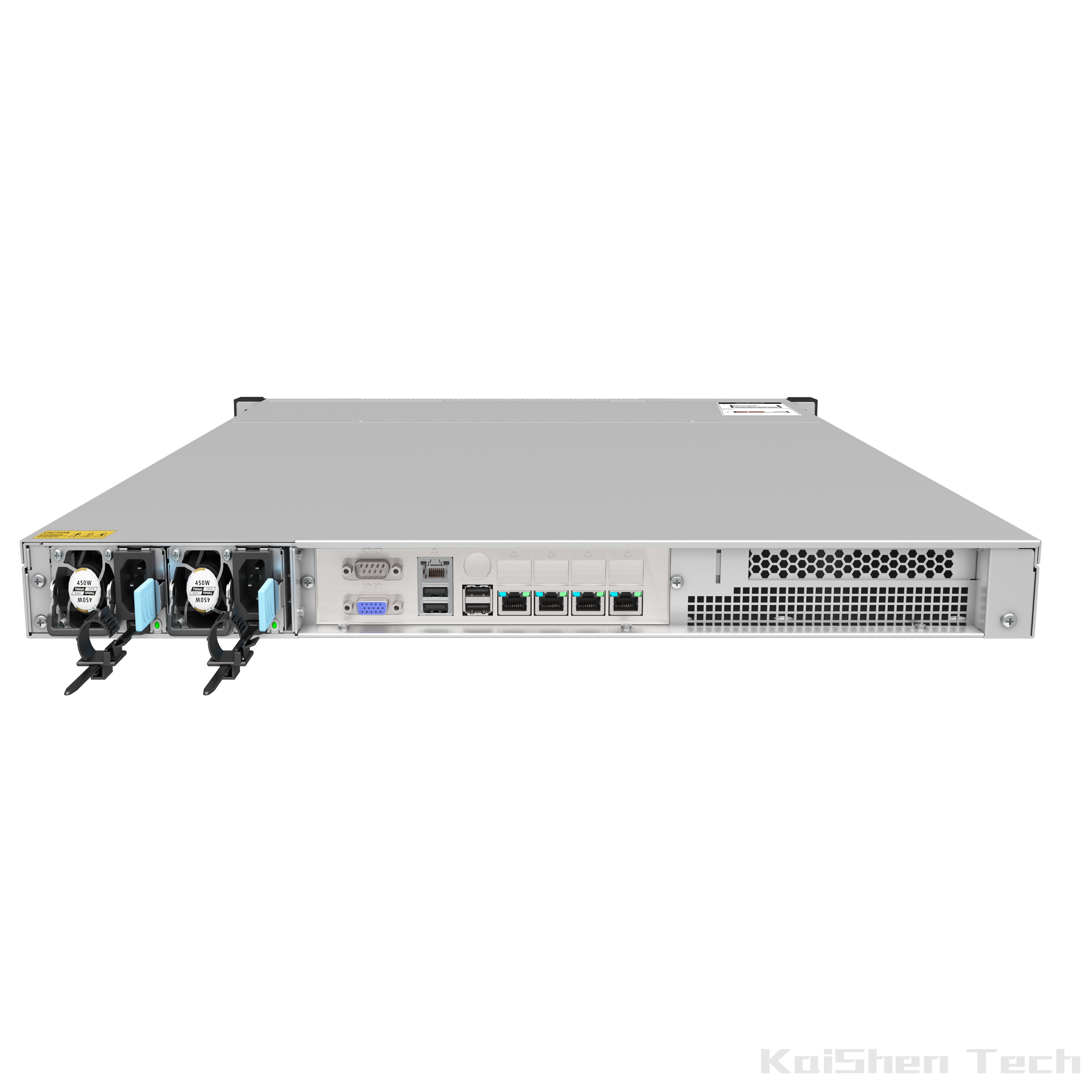 1U 4 Bays 650mm Rack Server Chassis